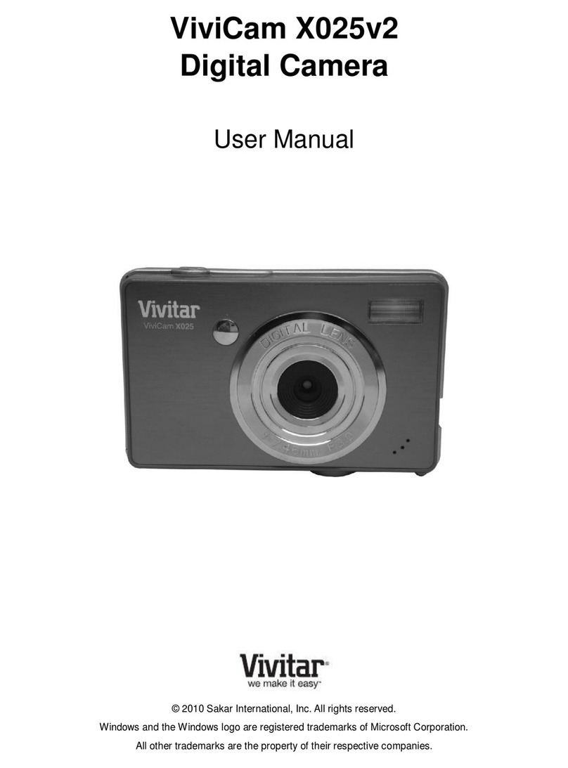 Vivitar ViviCam X025v2 User manual