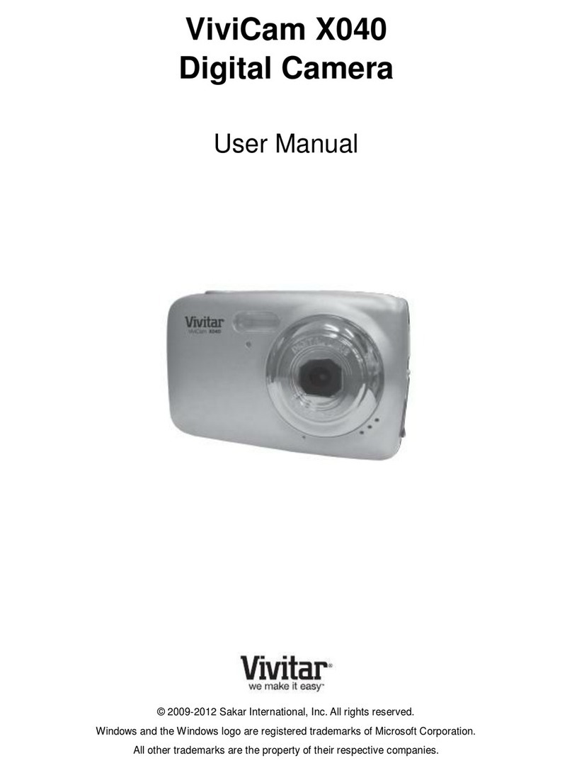 Vivitar ViviCam X040 User manual