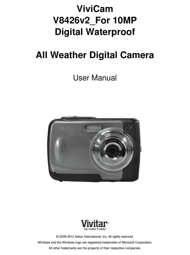 Vivitar ViviCam V8426v2 for 10MP User manual