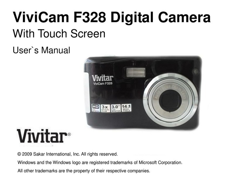 Vivitar ViviCam F328 User manual