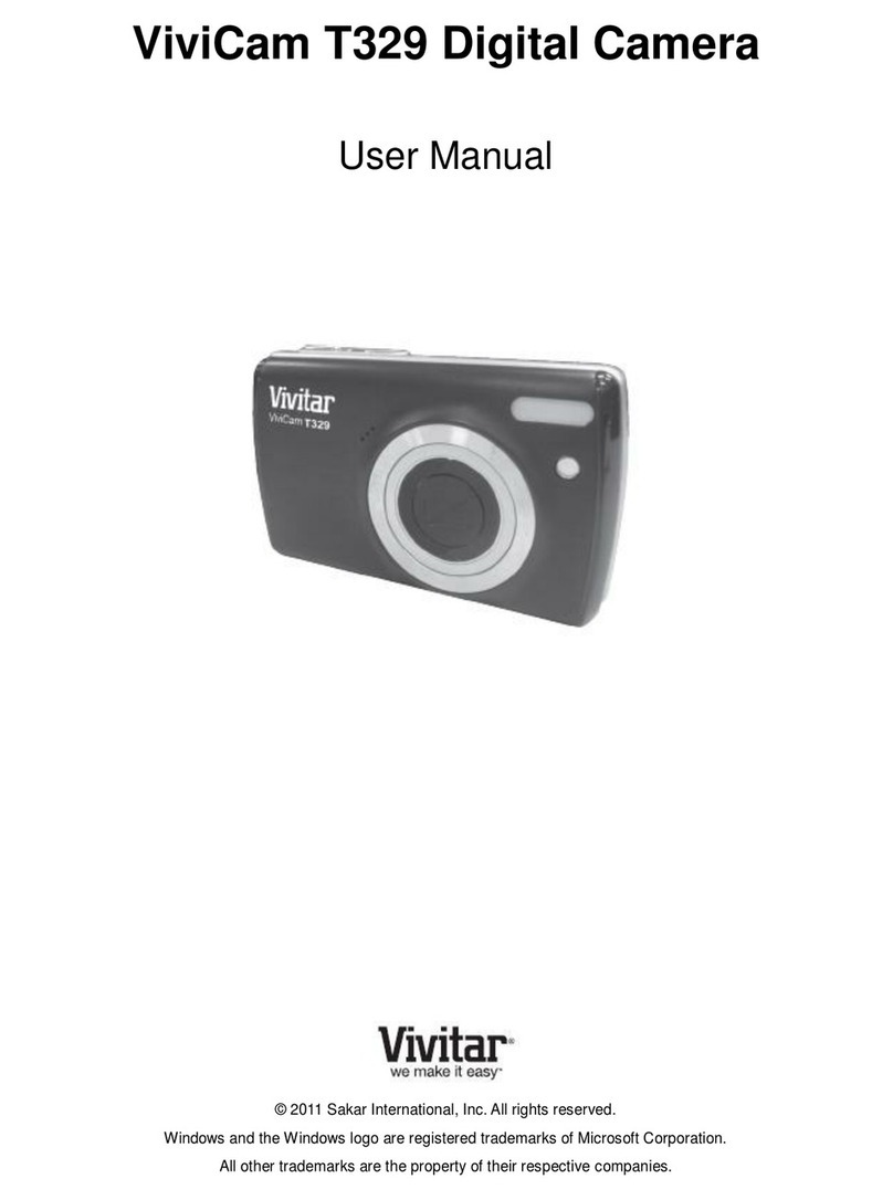 Vivitar ViviCam T329 User manual