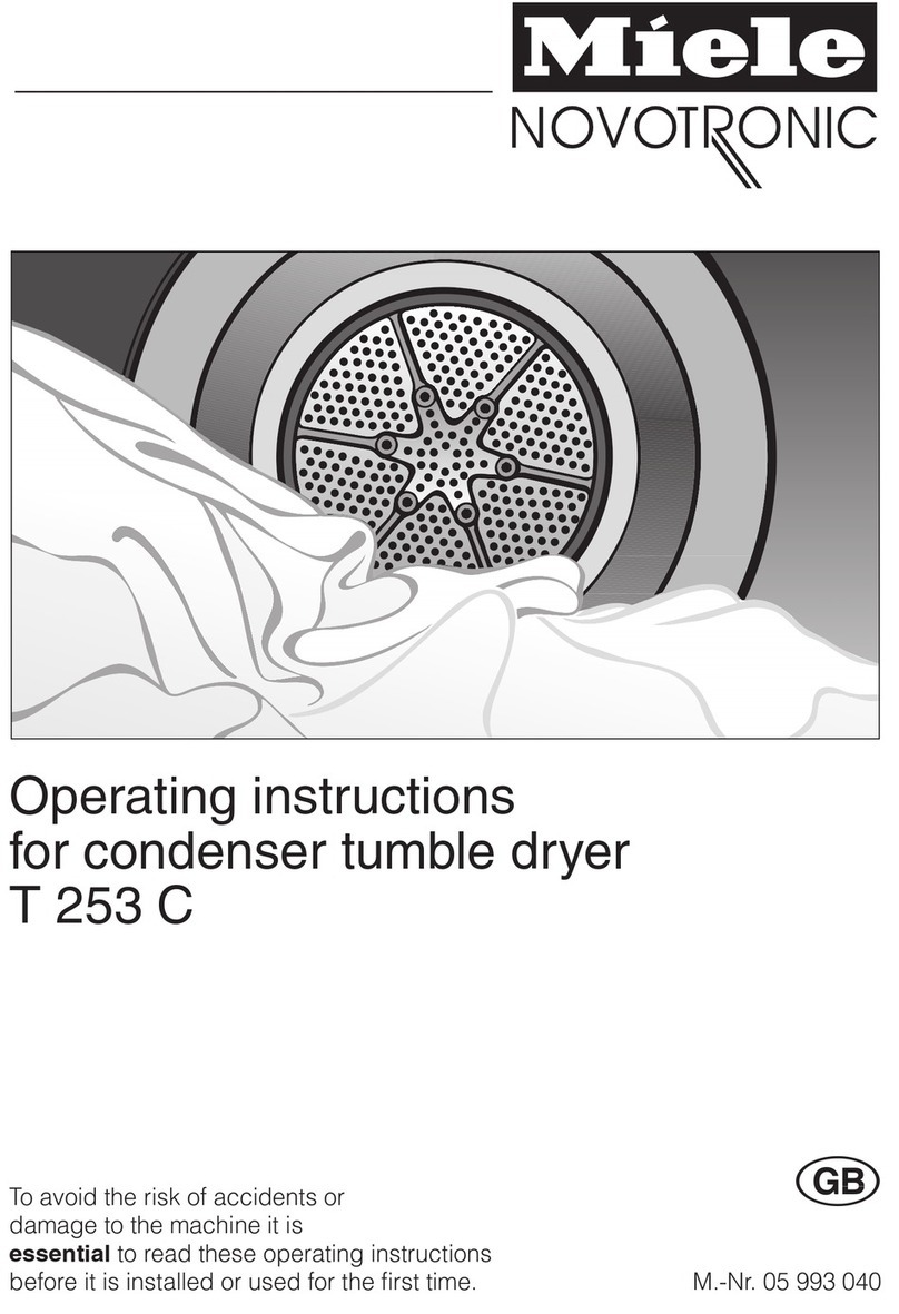 Miele T 253 C User manual