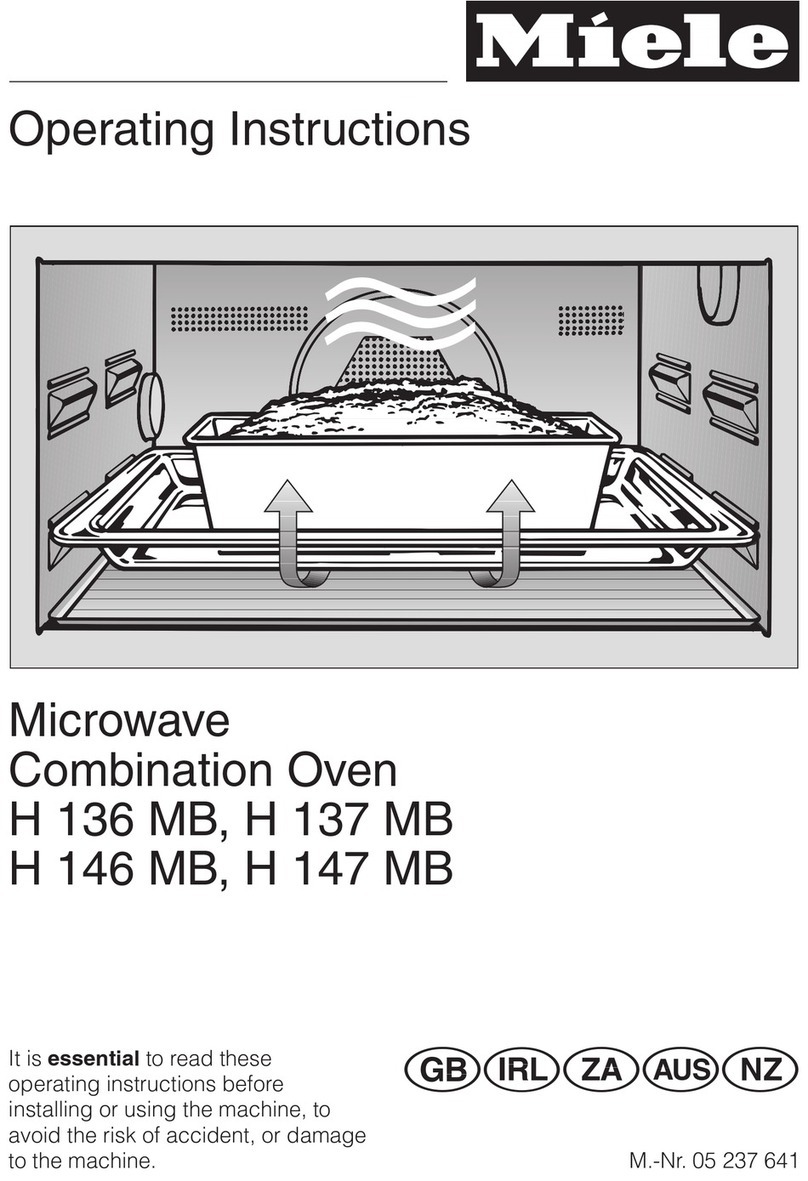 Miele H 146 MB operating instructions