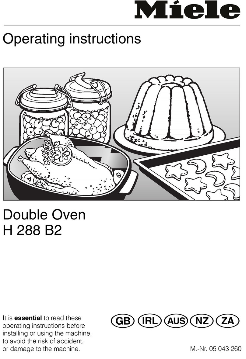 Miele H 288 B2 operating instructions