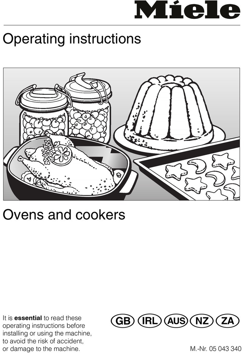 Miele H 265 operating instructions