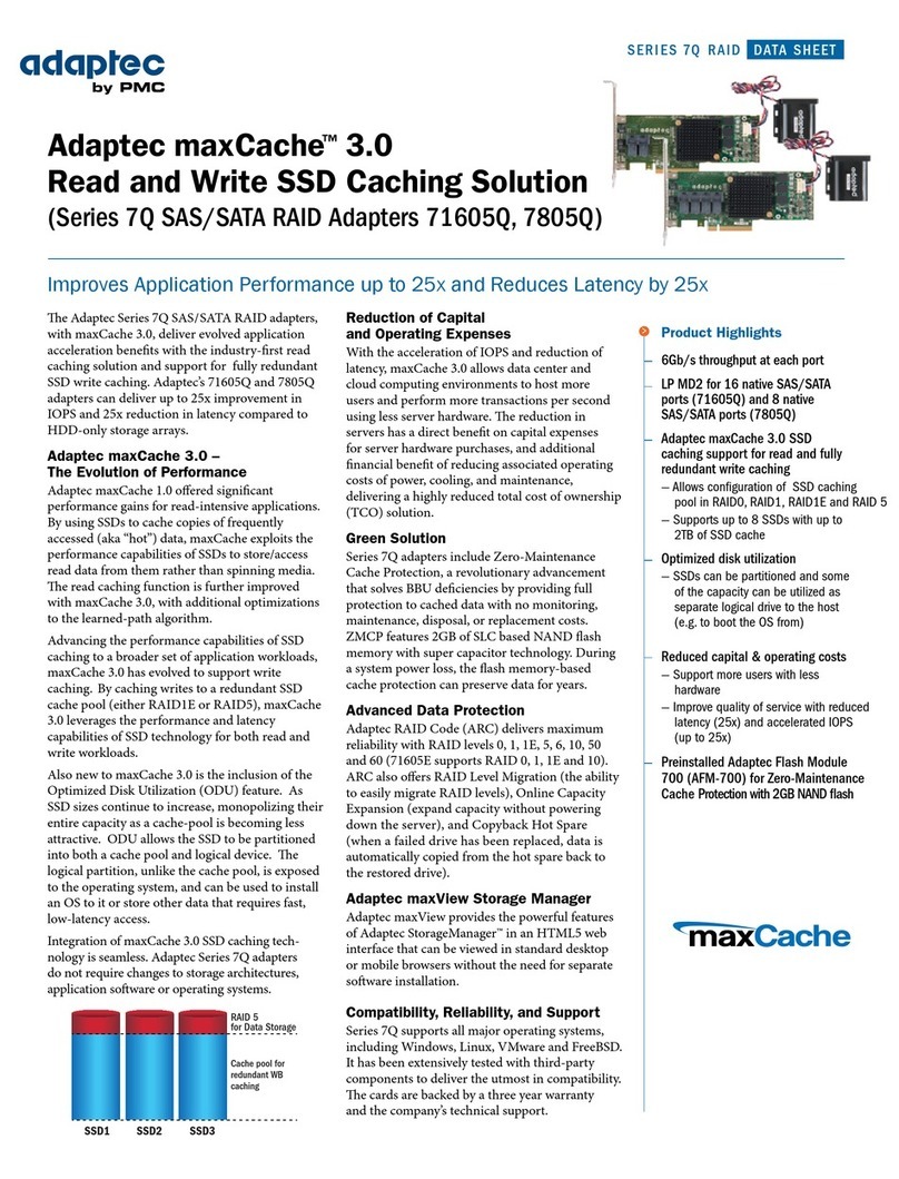 Adaptec 71605Q datasheet