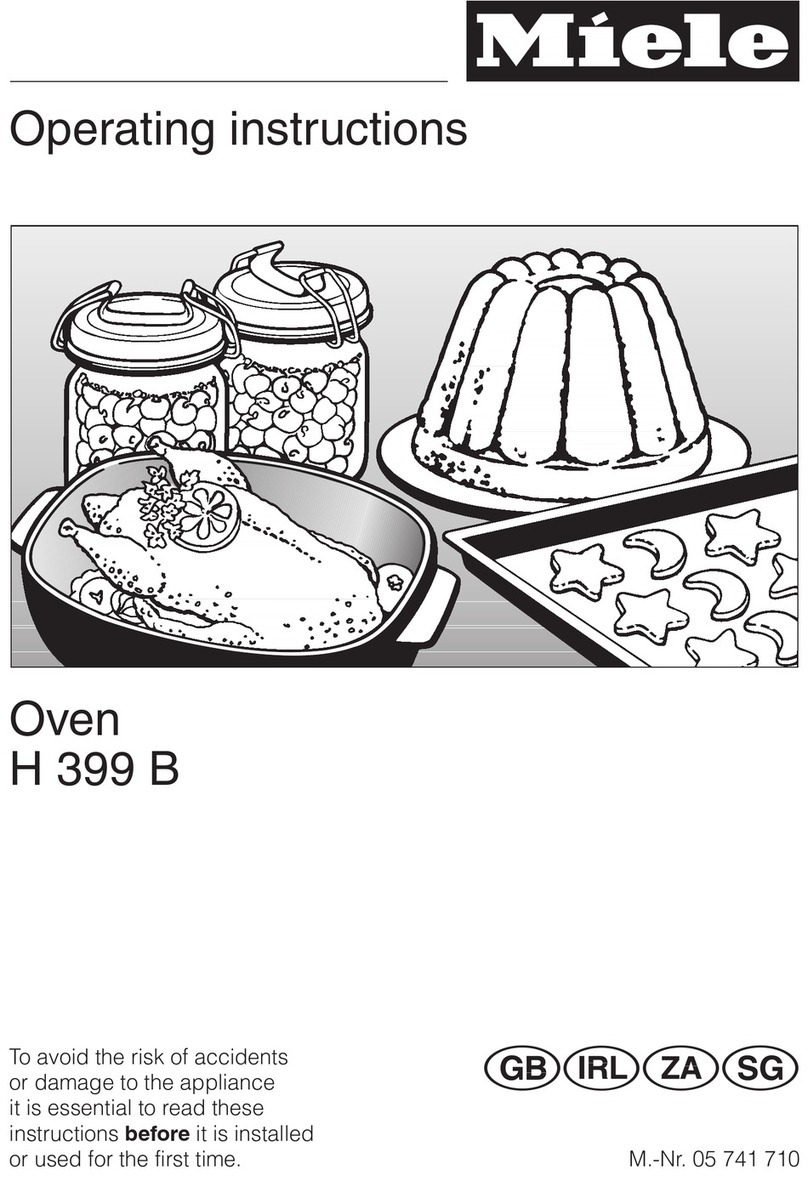 Miele H 399 B User manual