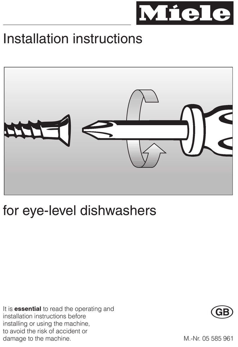 Miele G 349 Plus User manual