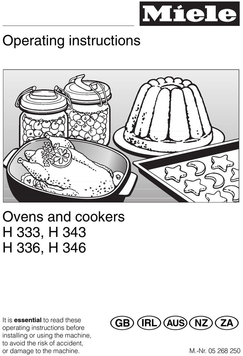 Miele H 346 User manual
