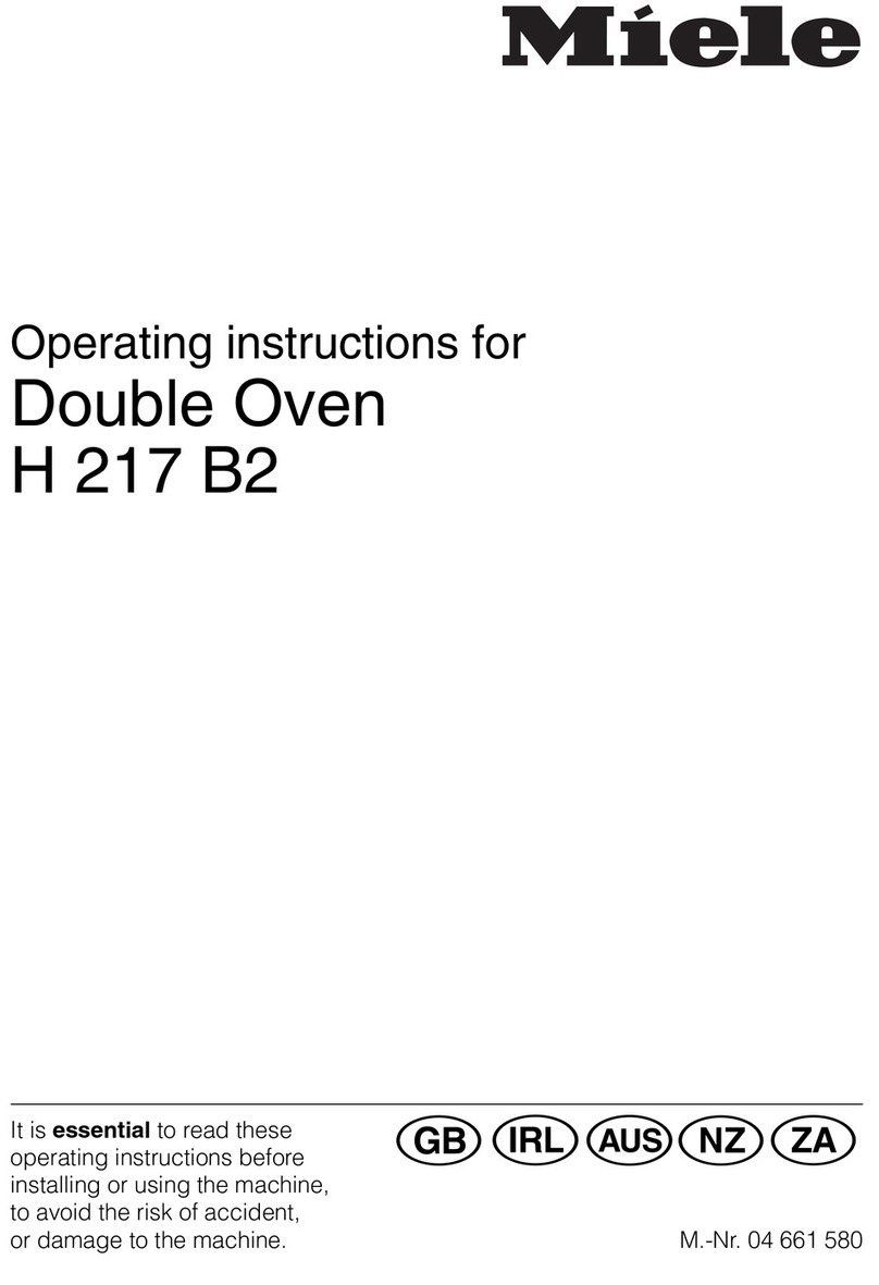 Miele H 217 B2 User manual Miele H 217 B2 User manual