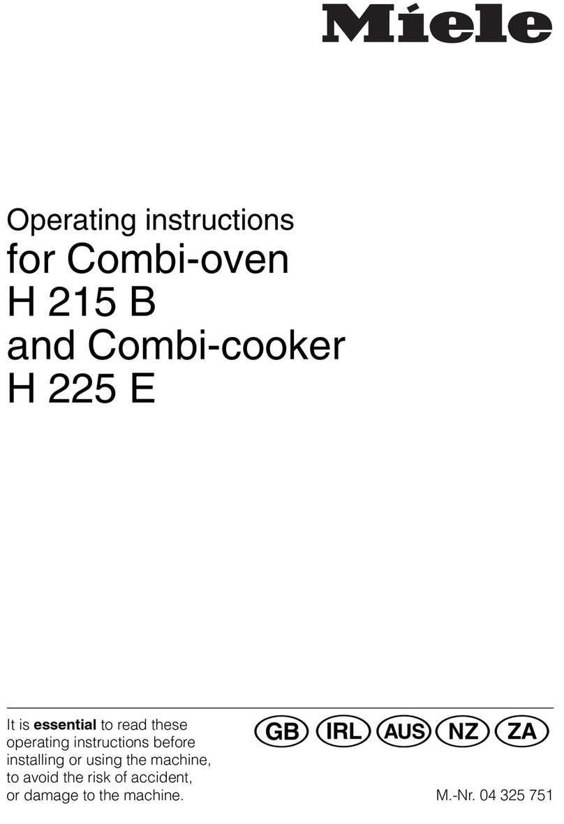 Miele H 225 E operating instructions