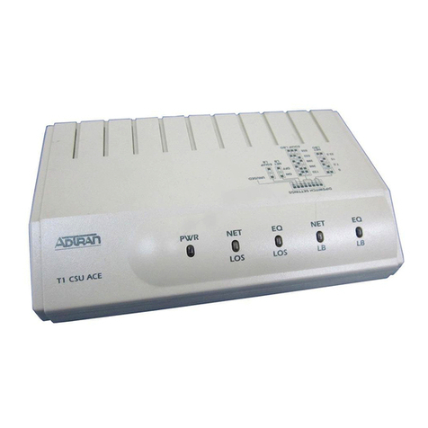 ADTRAN TSU CSU ACE 1202022L1 Installation information