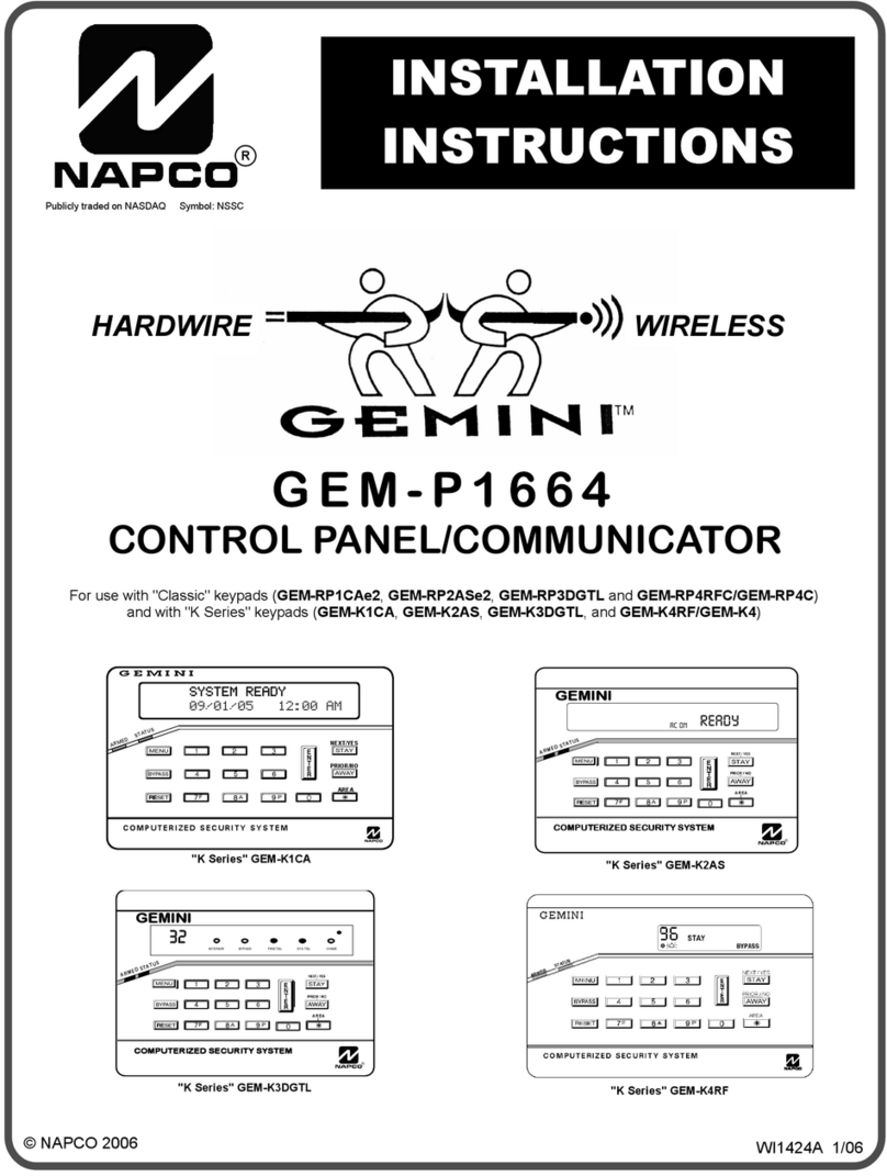 Gemini Gemini GEM-P1664 User manual