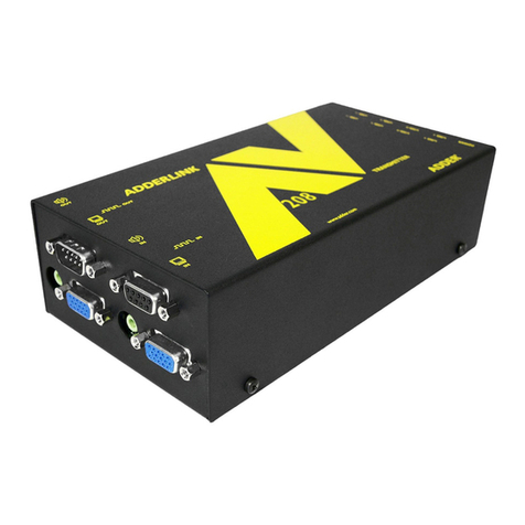 ADDER ADDERLINK AV200 Series User manual