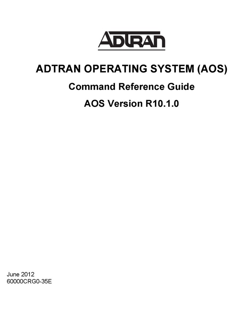 ADTRAN AOS Version R10.1.0 Command reference guide ADTRAN AOS Version R10.1.0 Command reference guide