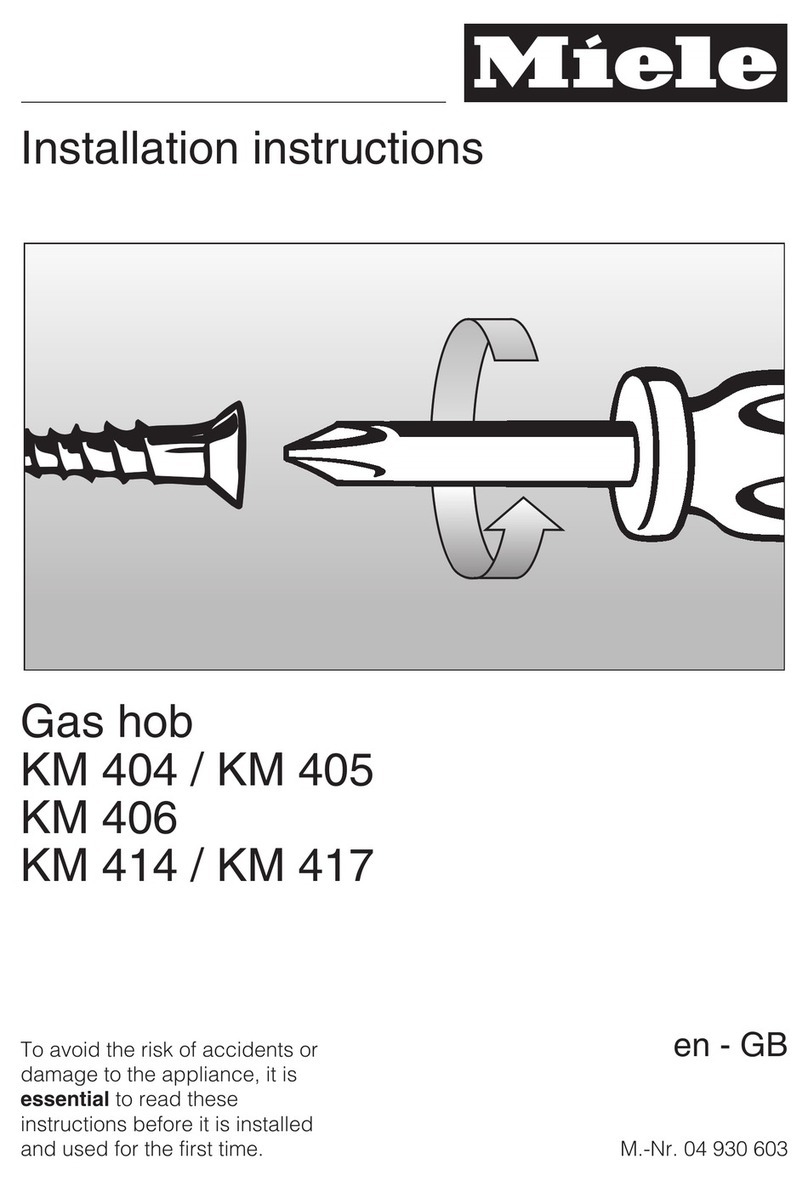 Miele KM 404 User manual