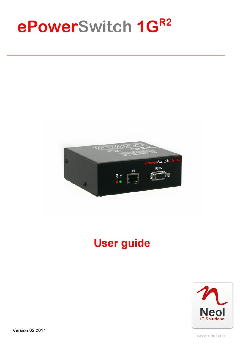 Neol ePowerSwitch 1GR2 User manual