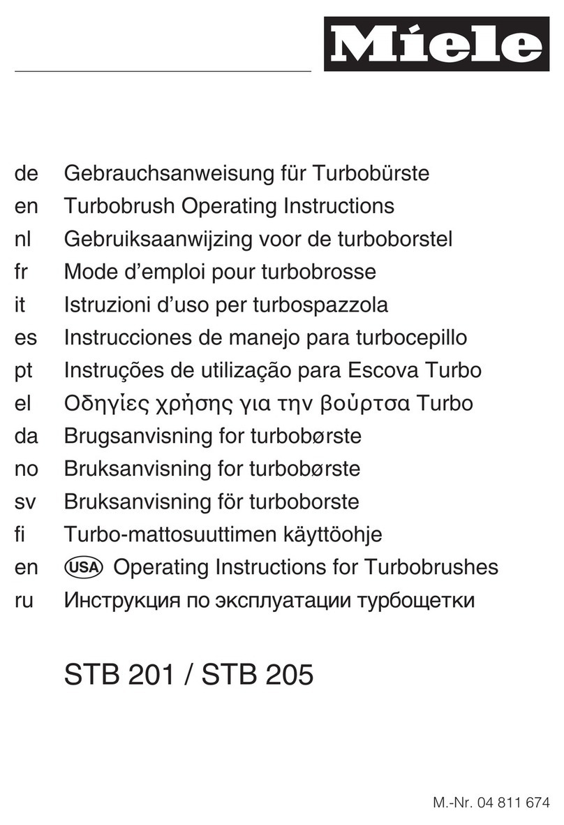 Miele STB 205 operating instructions
