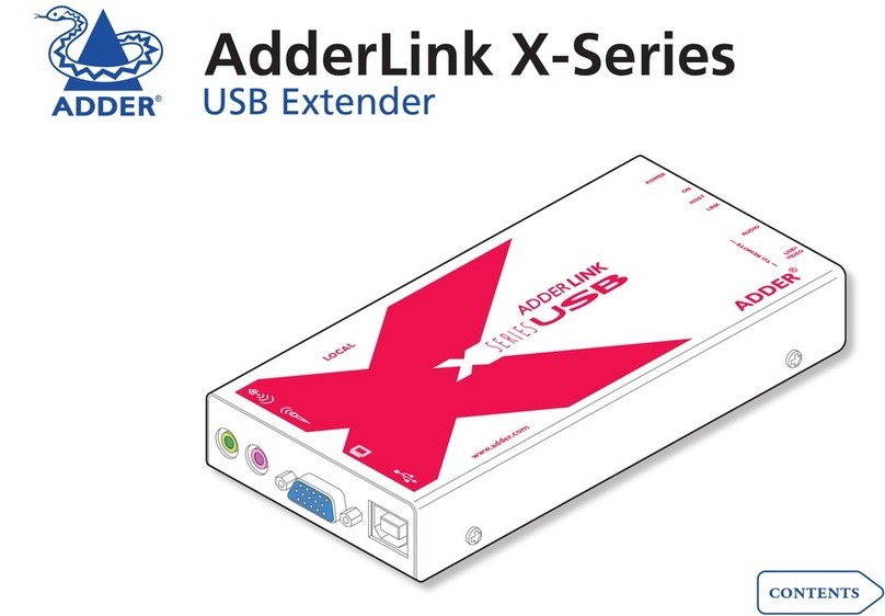 ADDER AdderLink X-Series User manual