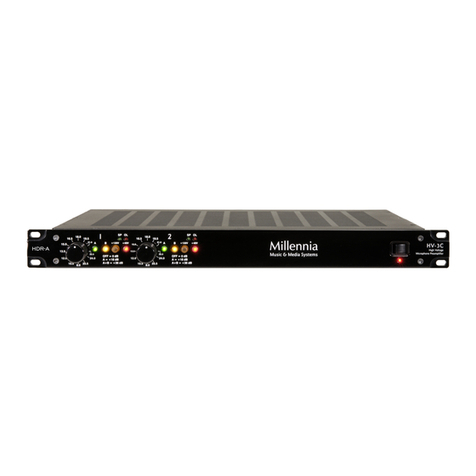 Millennia HV-3C User manual