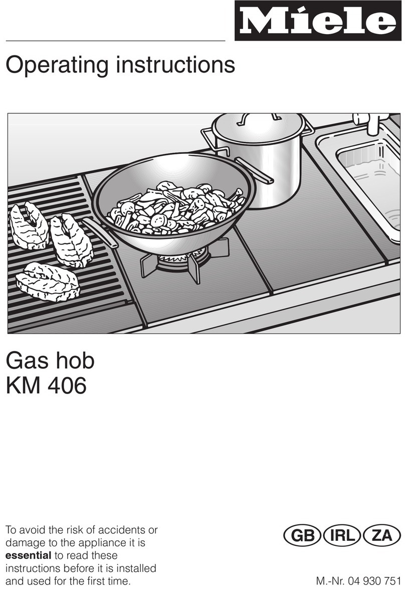 Miele KM 406 User manual