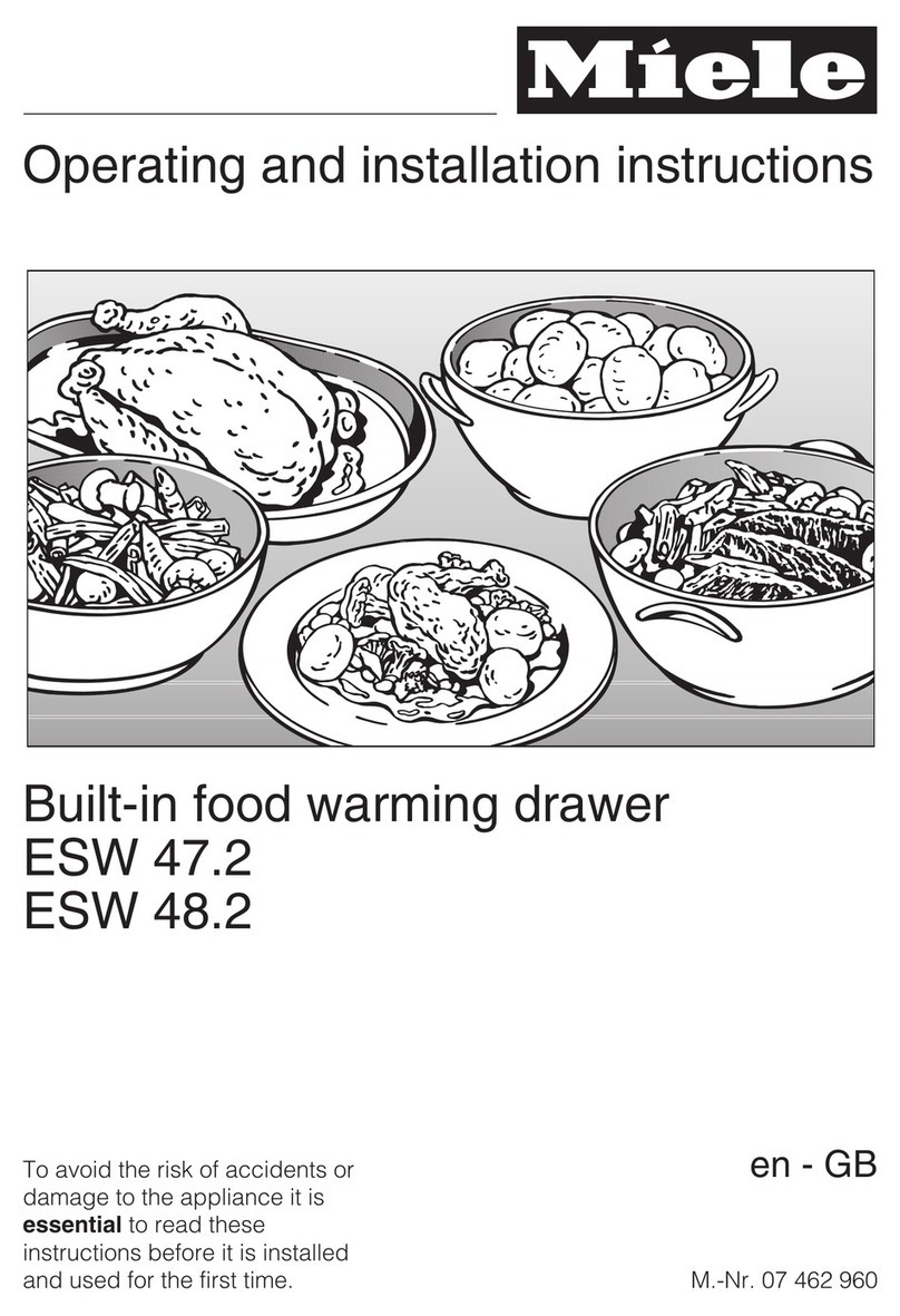 Miele ESW 48.2 Specification sheet