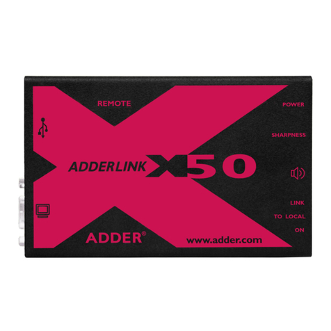 ADDER AdderLink X50 USB user guide