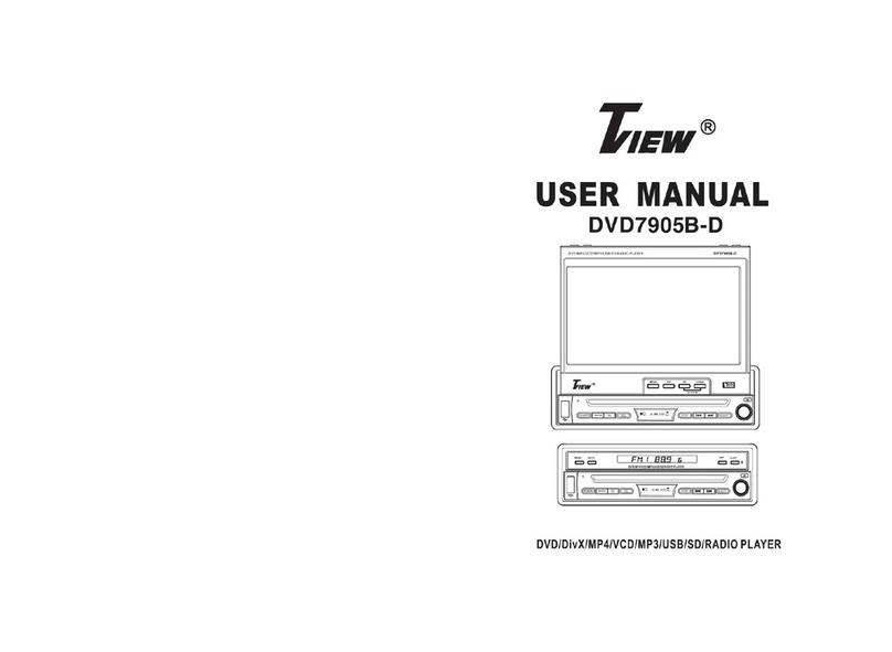 Tview DVD7905B-D user manual