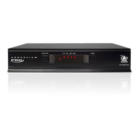 ADDER AV4PRO-VGA User manual