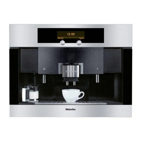 Miele CVA 4080 OPERATING AND INSTALLATION Manual