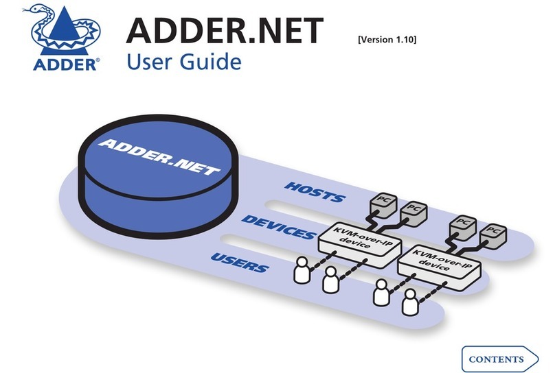 ADDER ADDER.NET user guide ADDER ADDER.NET user guide