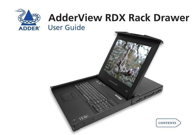 ADDER AdderView RDX Rack Drawer User manual