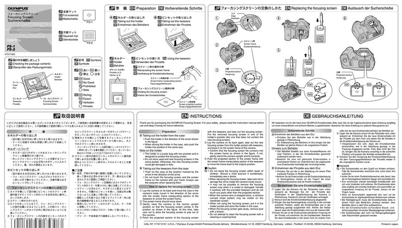 Olympus FS-1 User manual