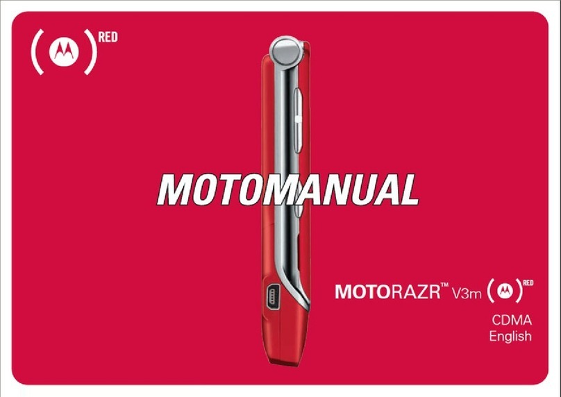 Motorola MOTORAZR V3M User manual