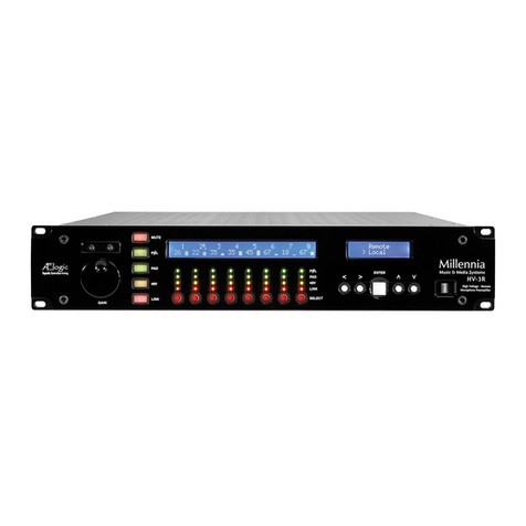 Millennia HV-3R User manual