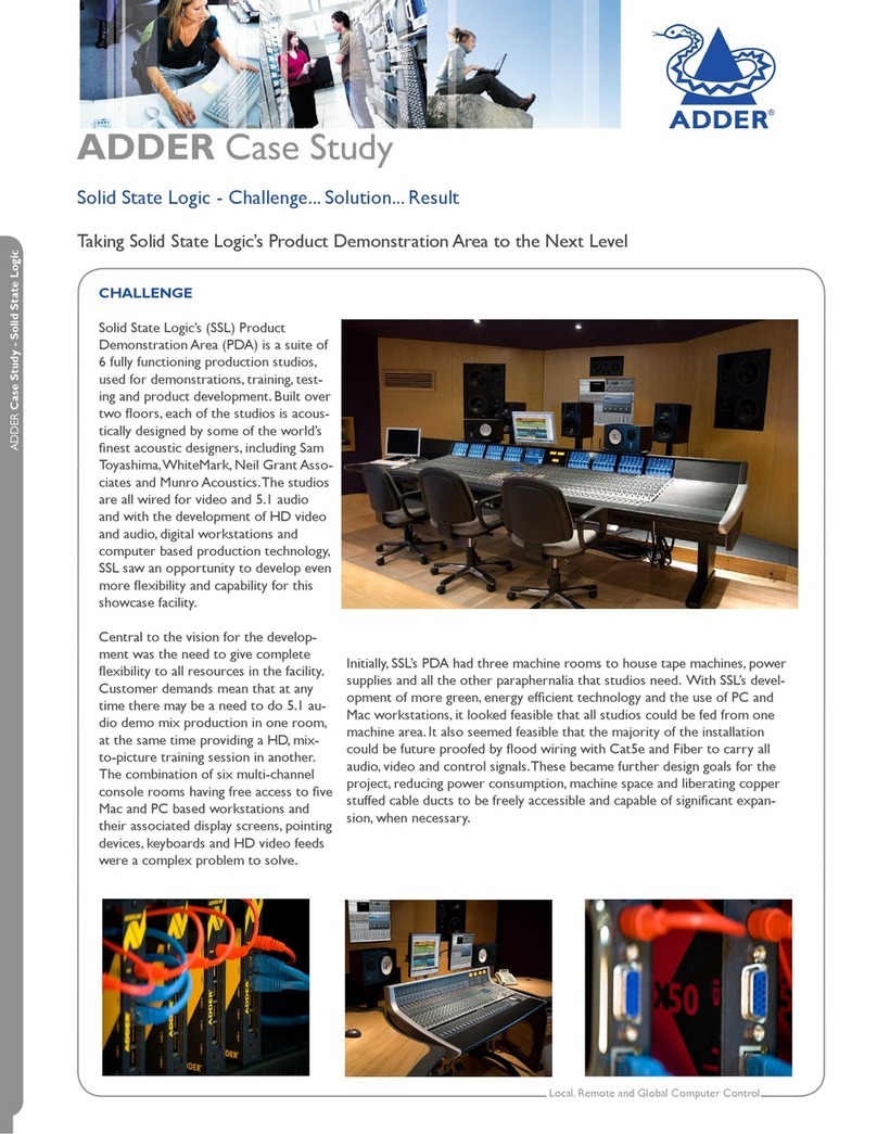 ADDER Case Study - Solid State Logic Information sheet