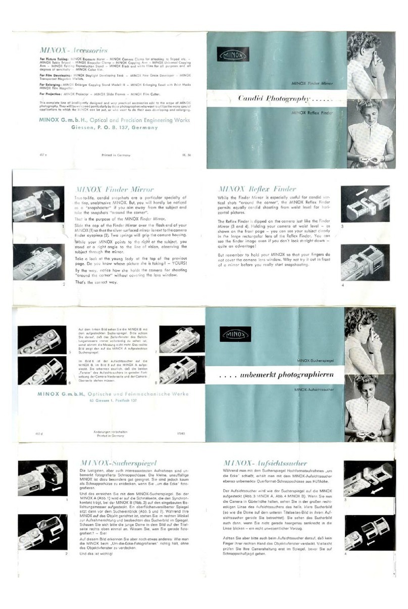 Minox 8x11 Viewfinder manual&nbsp;