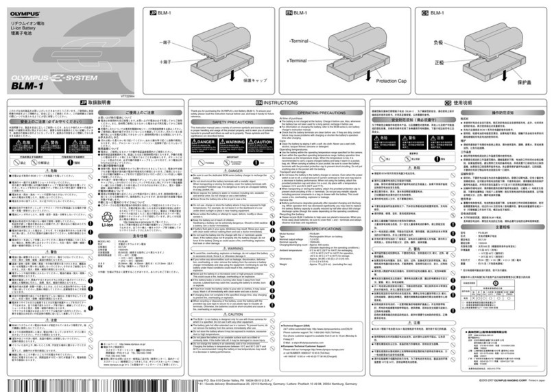 Olympus BLM-1 instructions