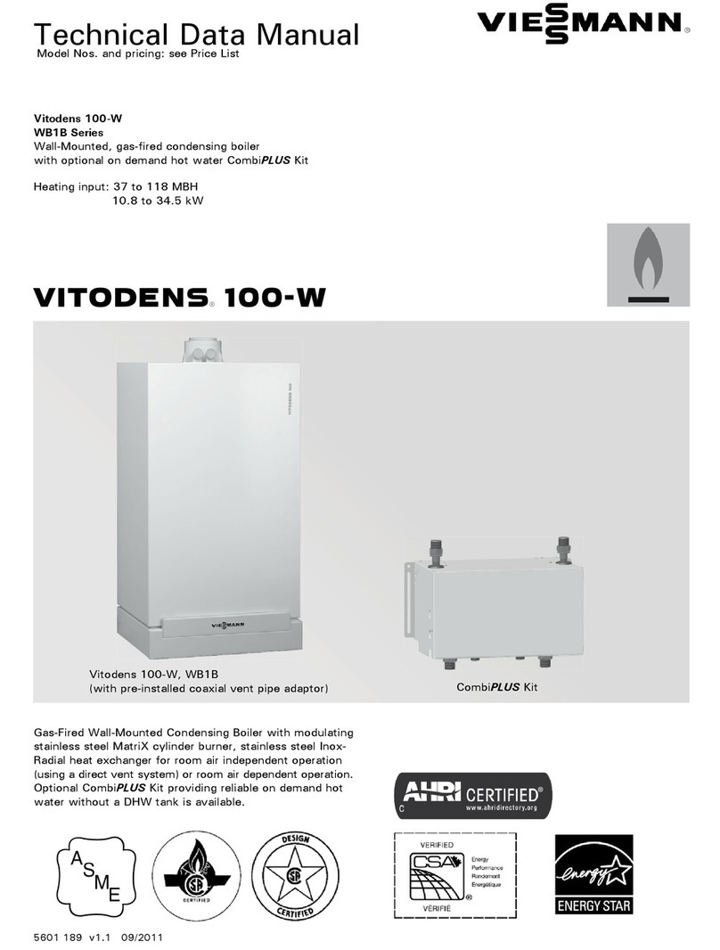 Viessmann VITODENSd 100-W Instruction manual Viessmann VITODENSd 100-W Instruction manual