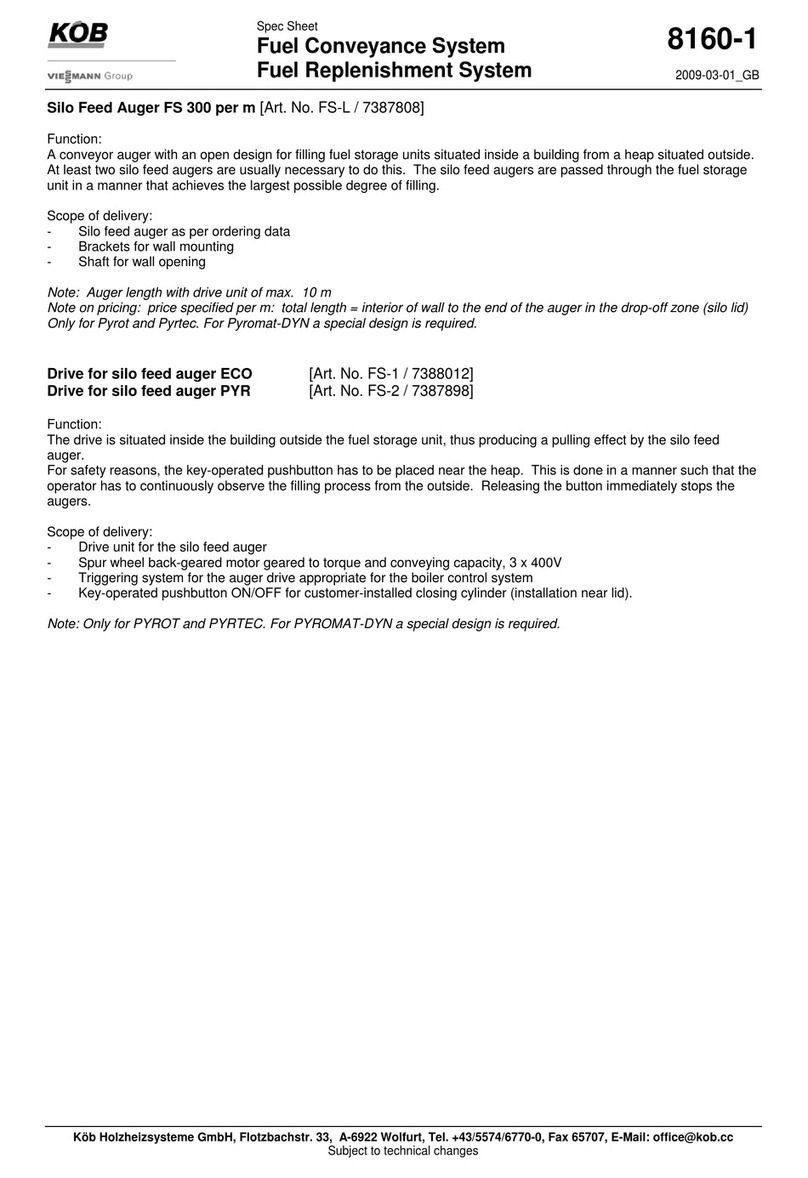 KOB KOB 8160-1 Spec sheet