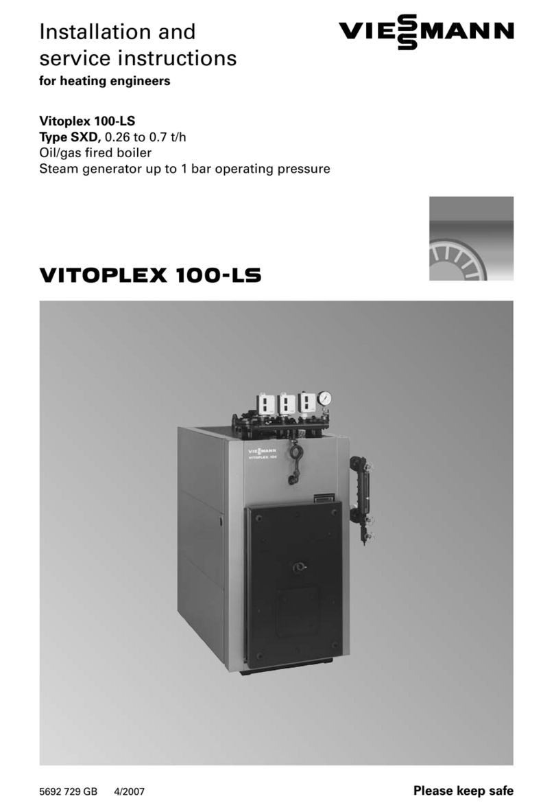 Viessmann VITOPLEX 100?LS Installation and service instructions