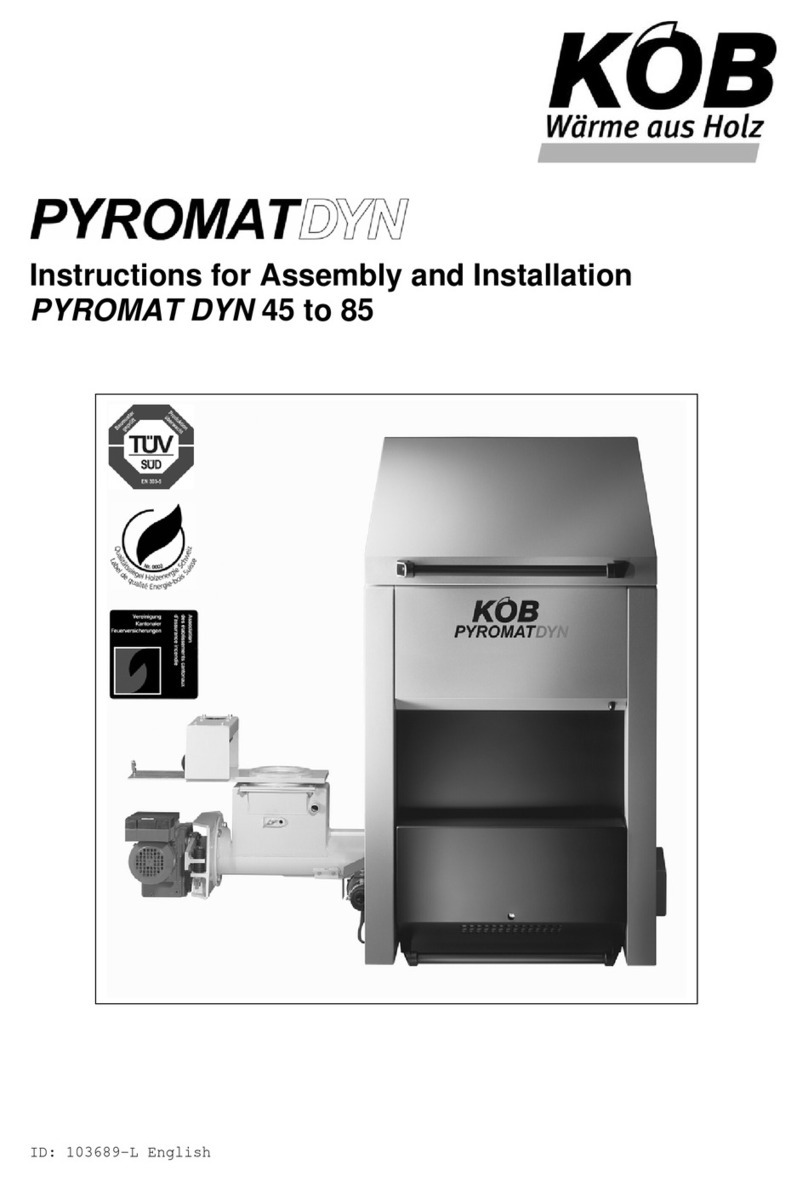KOB KOB PYROMAT DYN Assembly instructions