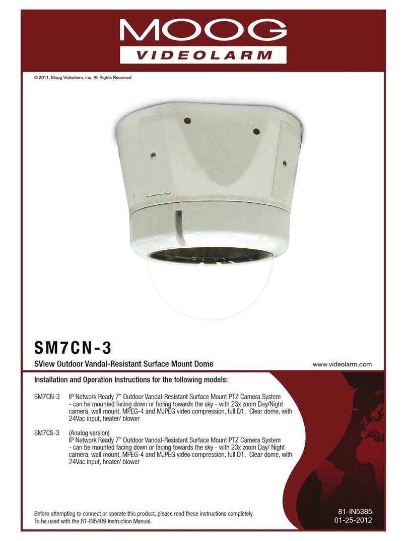 Moog Videolarm SView SM7CN-3 User manual