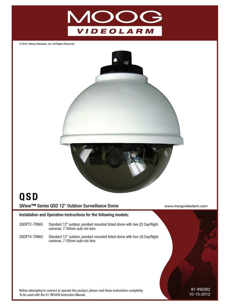 Moog Videolarm QSD SERIES User manual