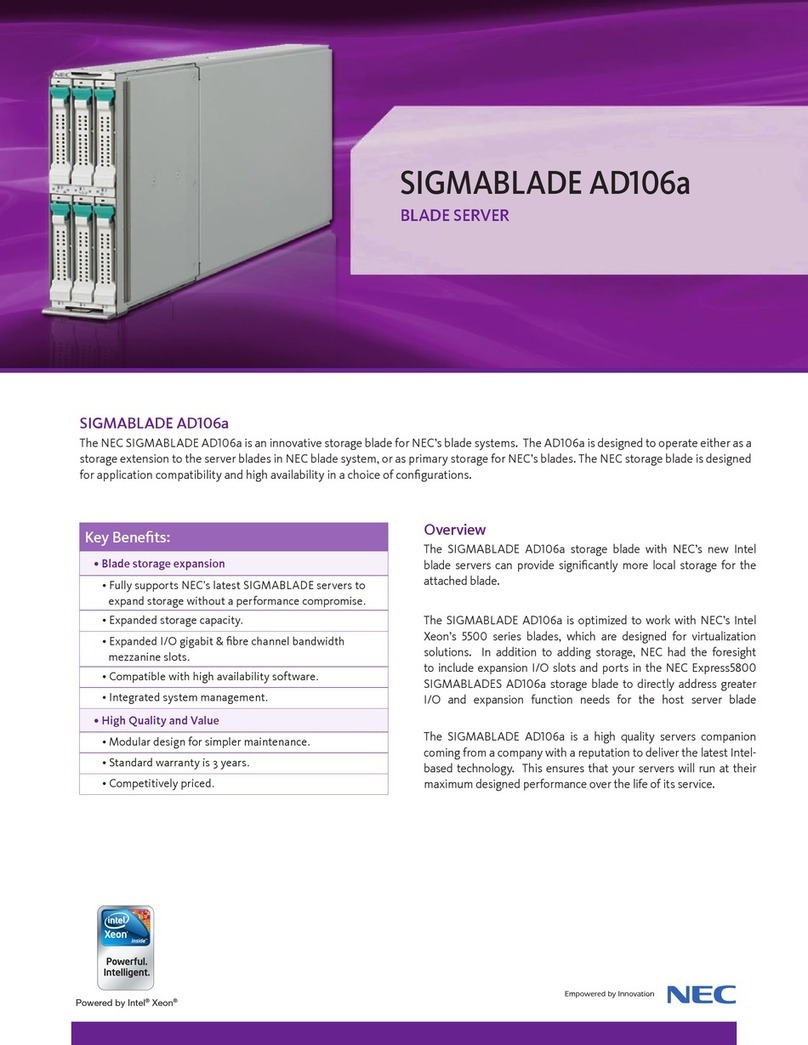 NEC SIGMABLADE AD106a datasheet