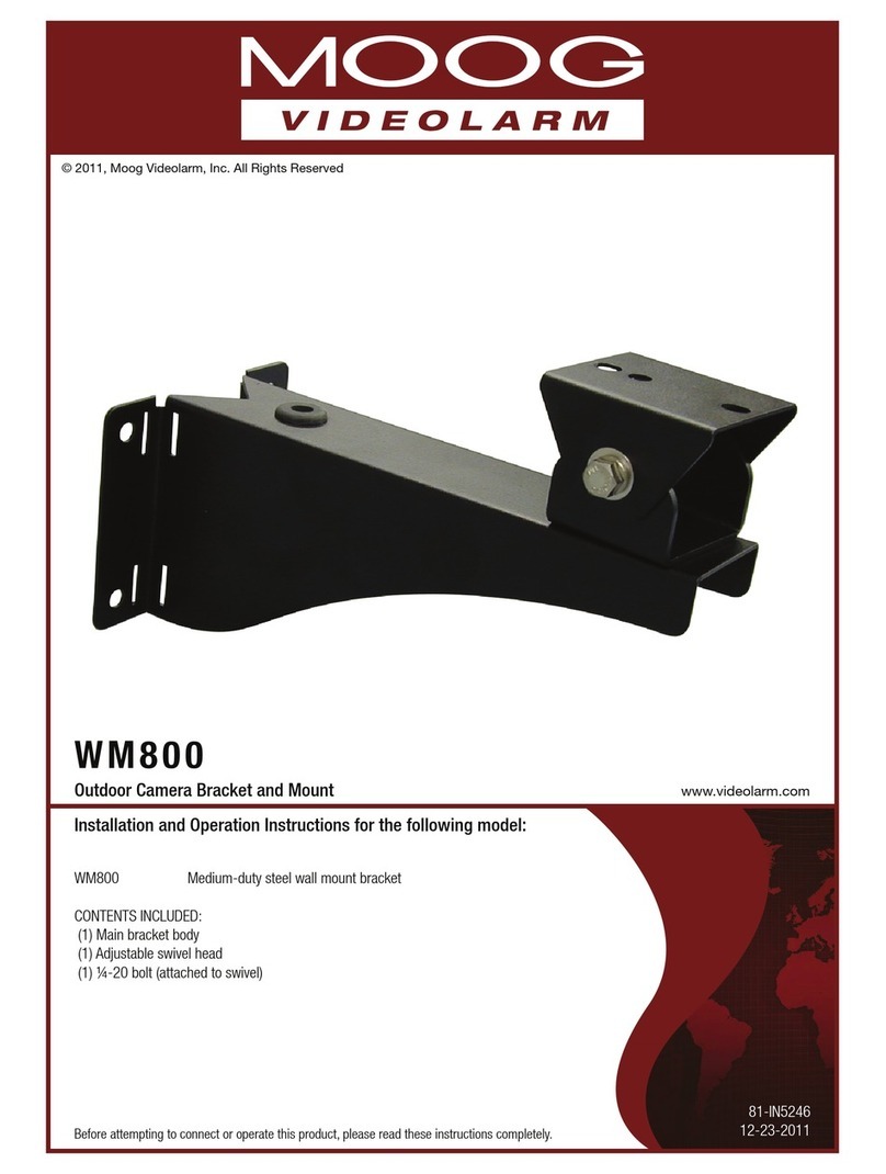 Moog Videolarm WM800 User manual