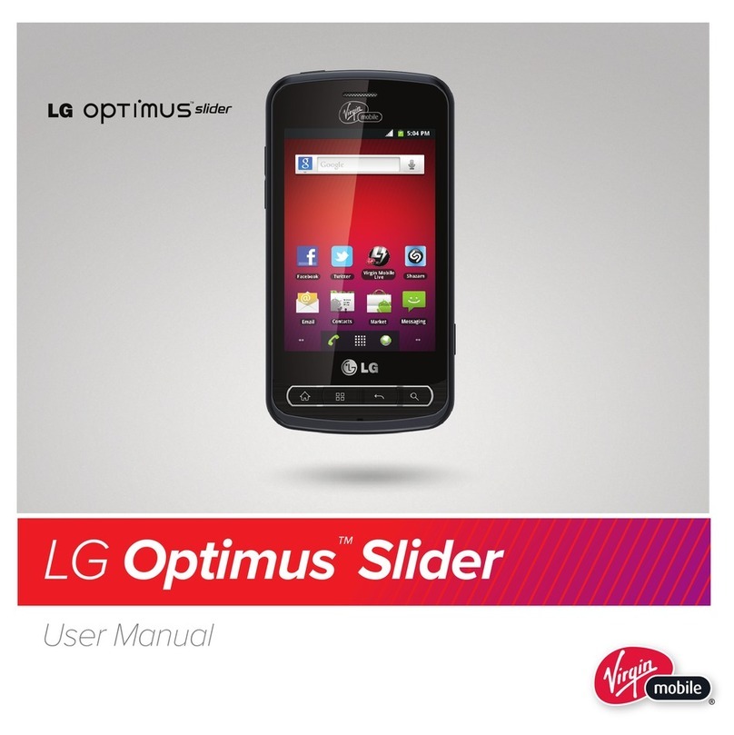 LG Optimus Slider User manual