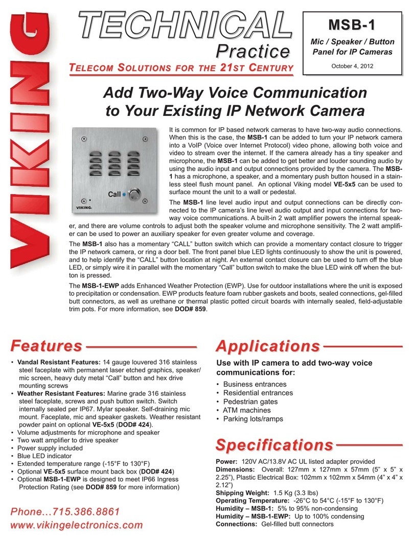 Viking MSB-1 Technical practice