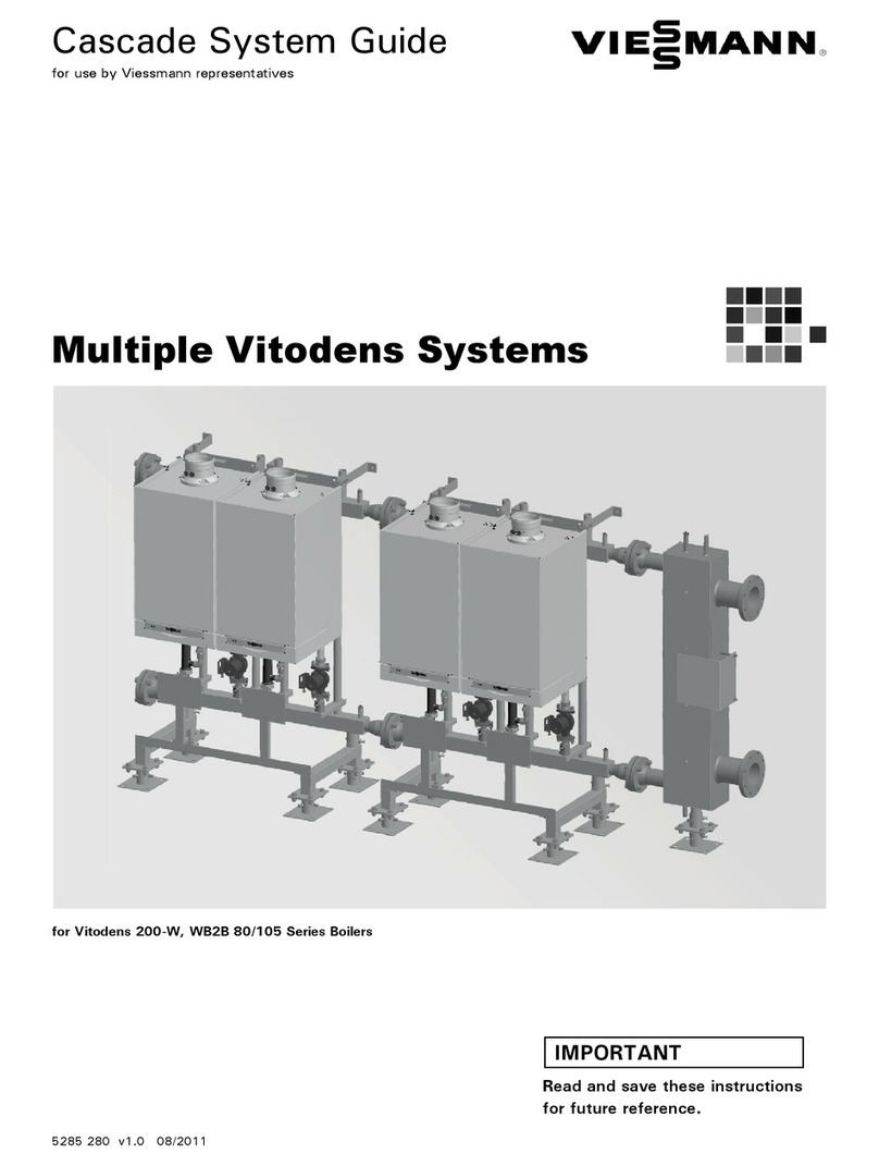 Viessmann Multiple Vitodens Systems Parts list manual Viessmann Multiple Vitodens Systems Parts list manual