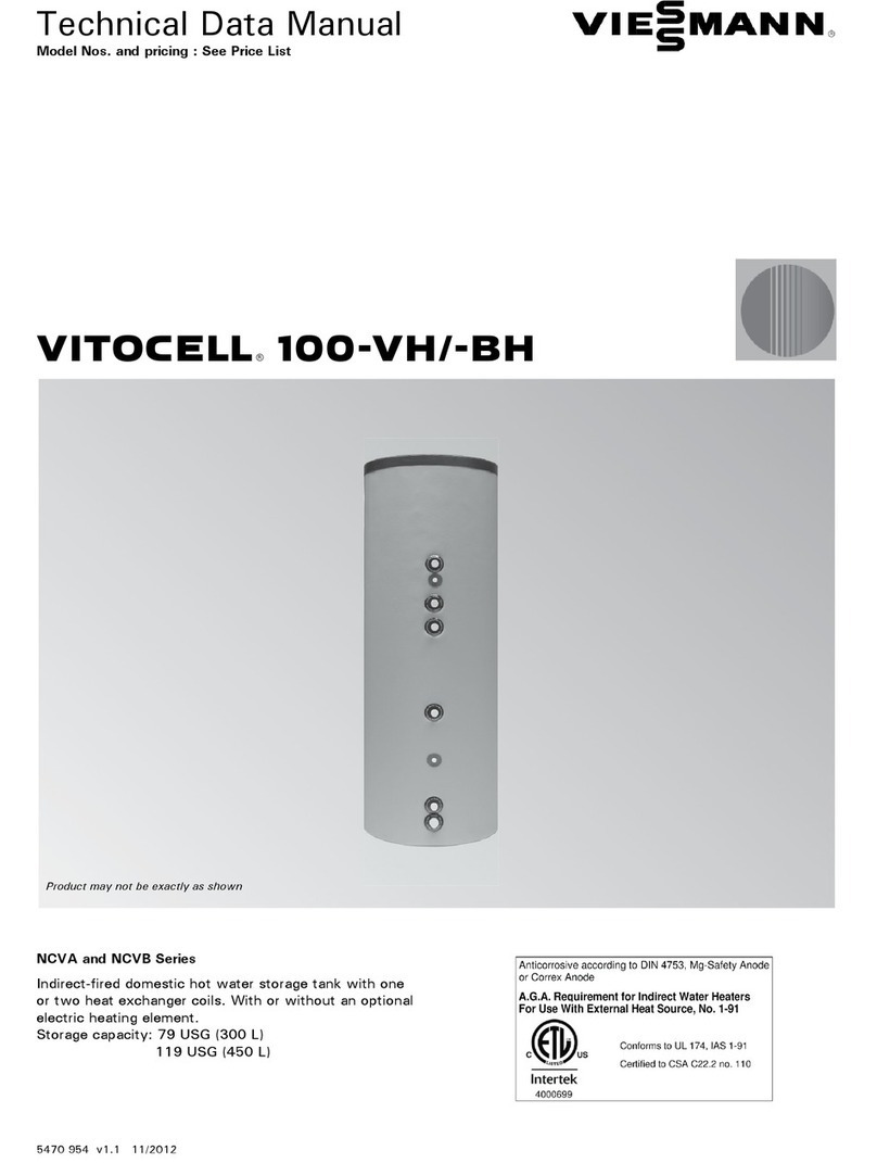 Viessmann VITOCELL 100-VH Instruction manual Viessmann VITOCELL 100-VH Instruction manual